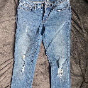 Blue Levi 711 skinny Jeans
